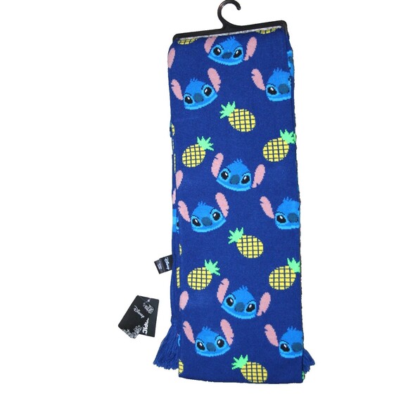 Disney Stitch Pineapple Knit Scarf Hot Topic Exclusive  One Size Collaboration - Picture 3 of 11